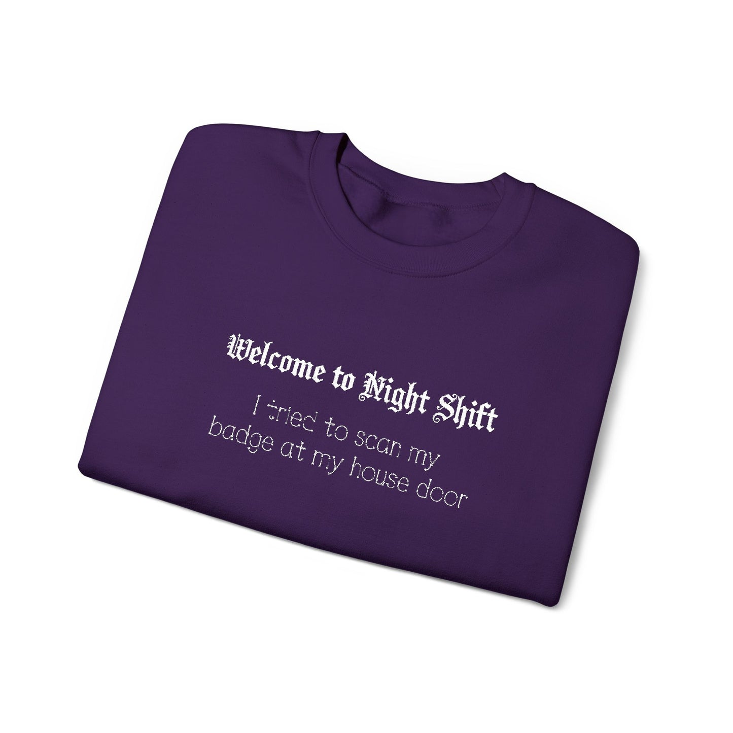 Personalized Nurse Sweatshirt Embroidered