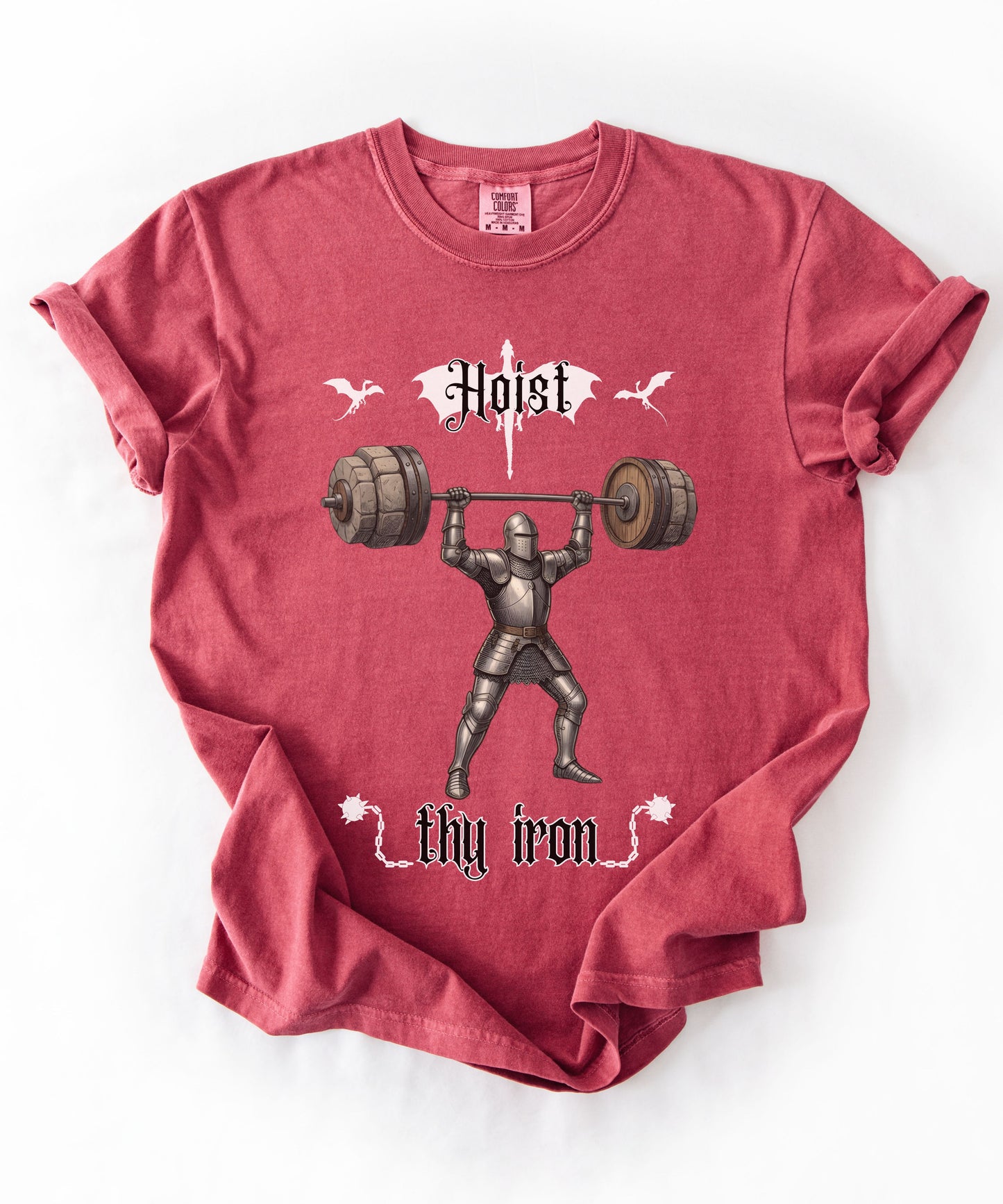 Hoist Thy Iron Medieval Gym shirt