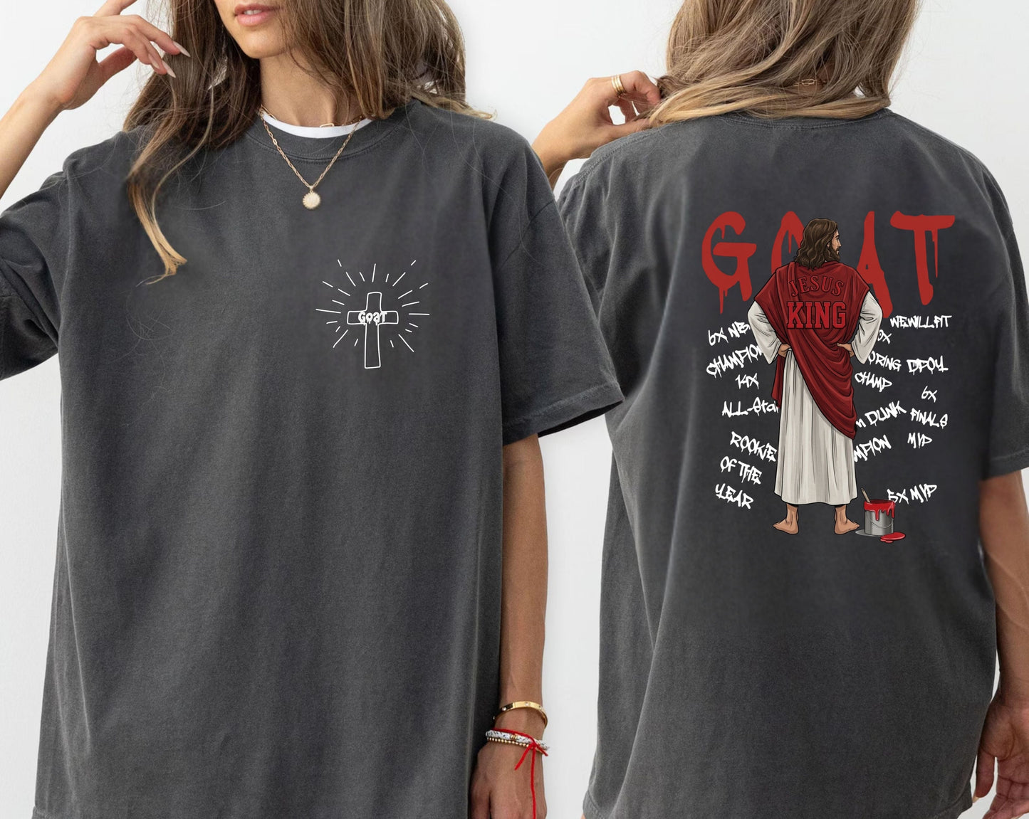 GOAT Jesus Comfort Colors T‑Shirt —