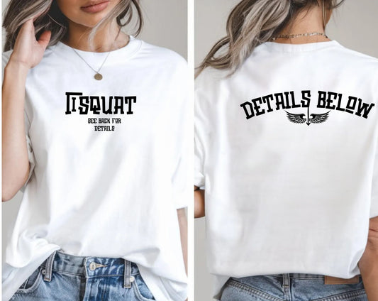 โI Squat See Back for Detailsโ Shirt Comfort colors