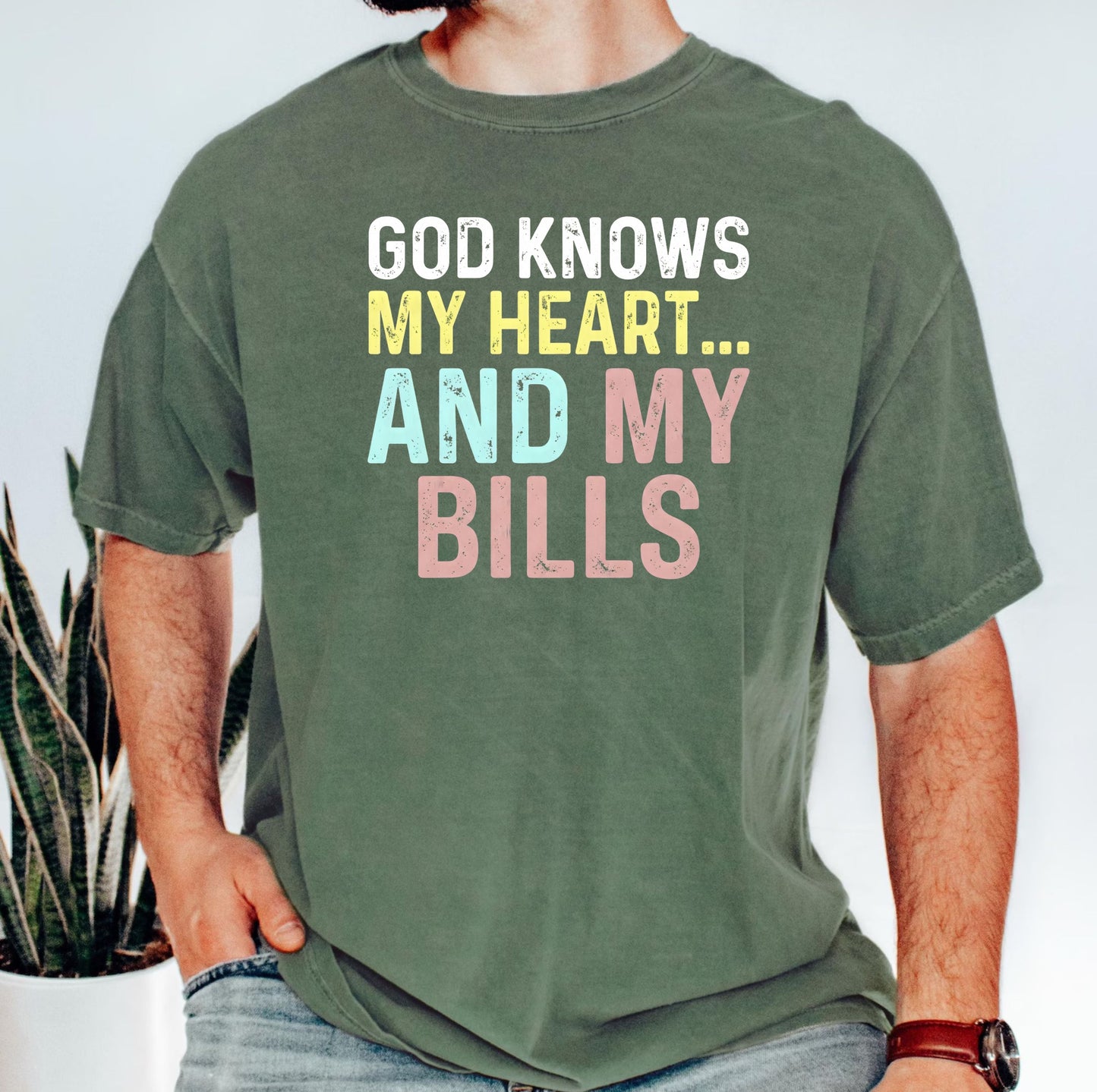 Comfort Colors® “God Knows My Heart… shirt