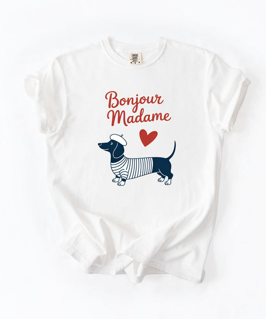 Bonjour Madame Dachshund T-Shirt
