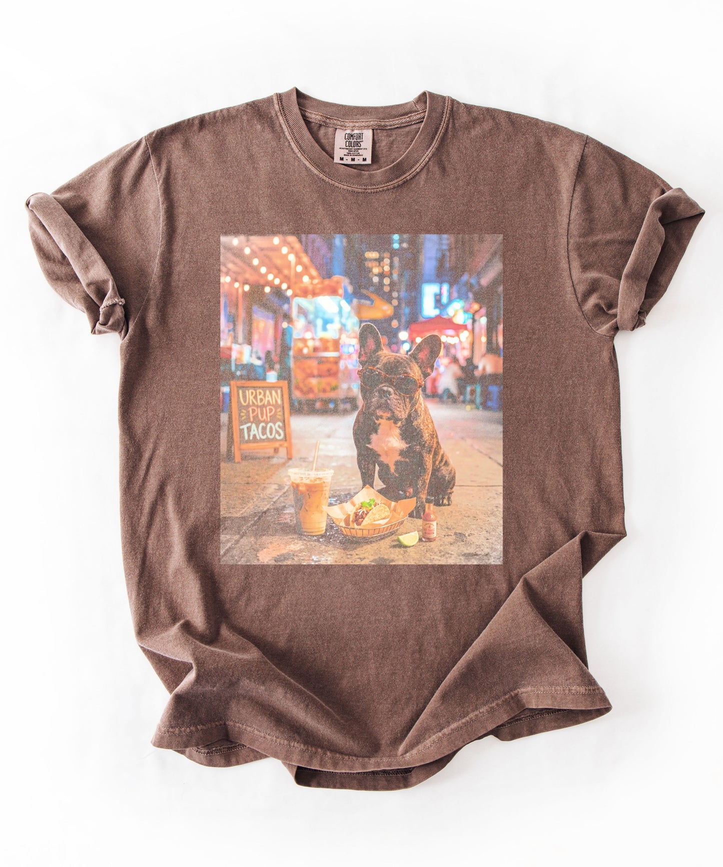 French Bulldog Taco & Iced Coffee Shirt