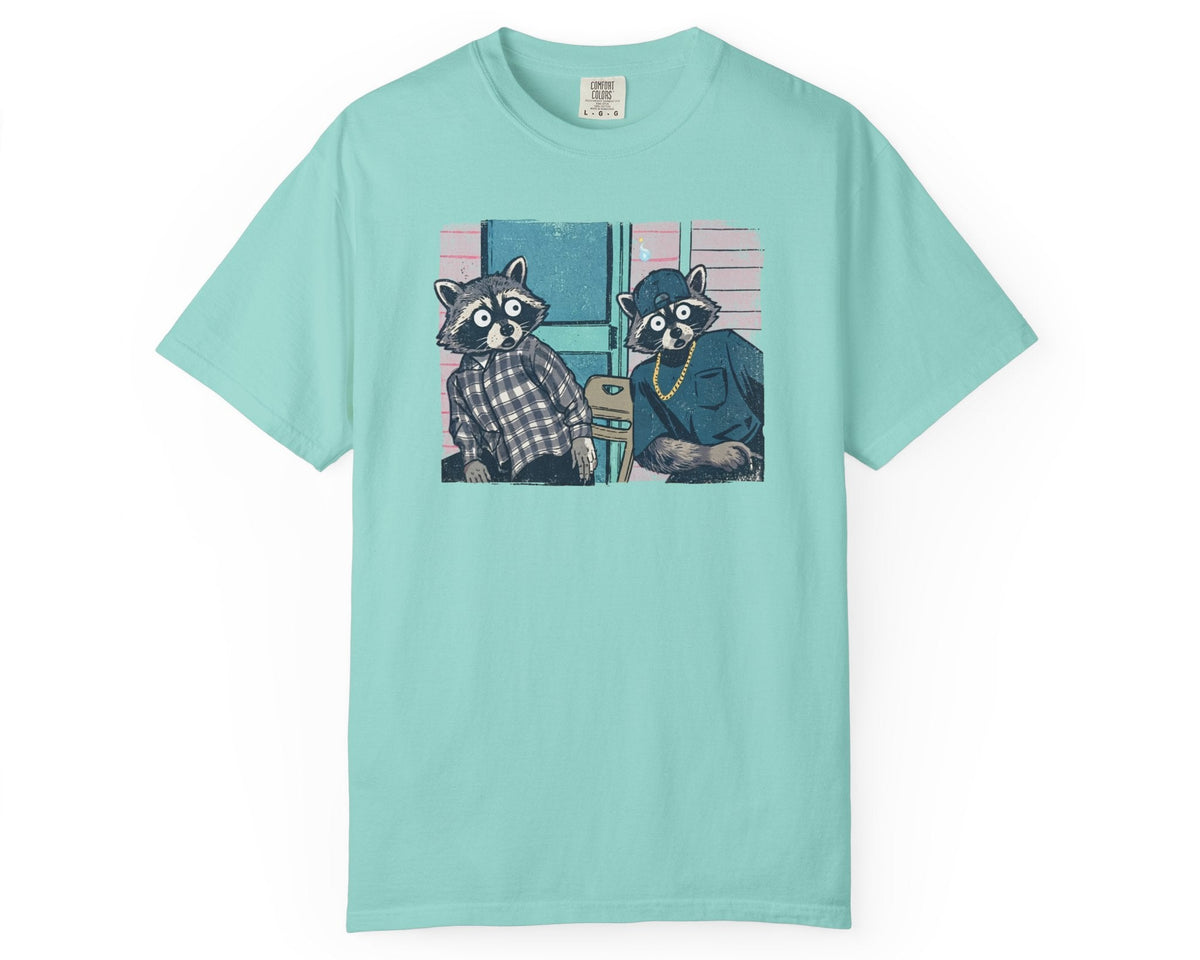 Daaam Raccoon Neighbors Graphic Tee — Vintage Animal T-Shirt