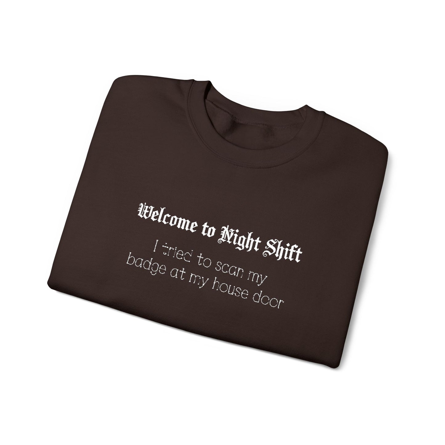 Personalized Nurse Sweatshirt Embroidered