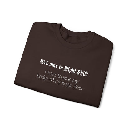 Personalized Nurse Sweatshirt Embroidered