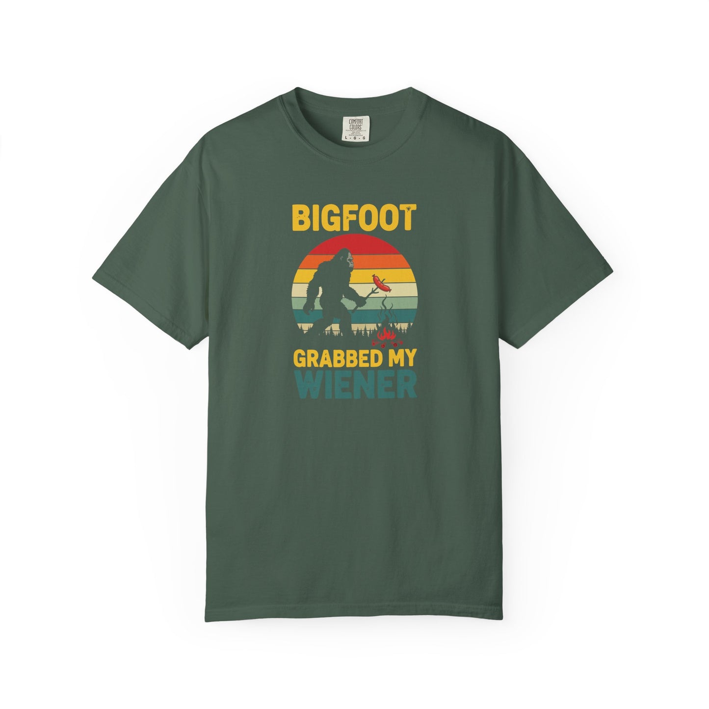 Bigfoot Grabbed My Weiner Unisex T shirt