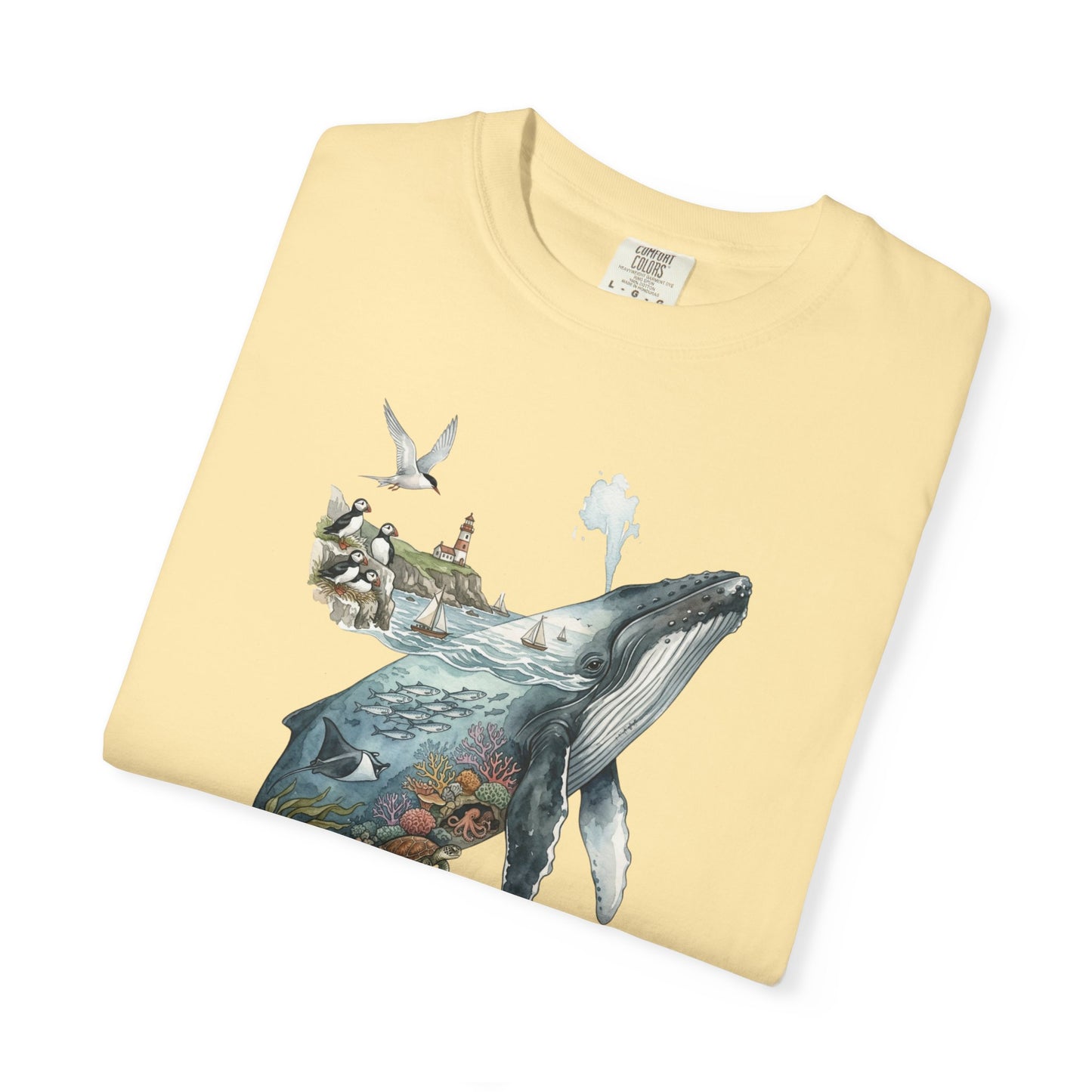 Whale Ocean Scene T-Shirt