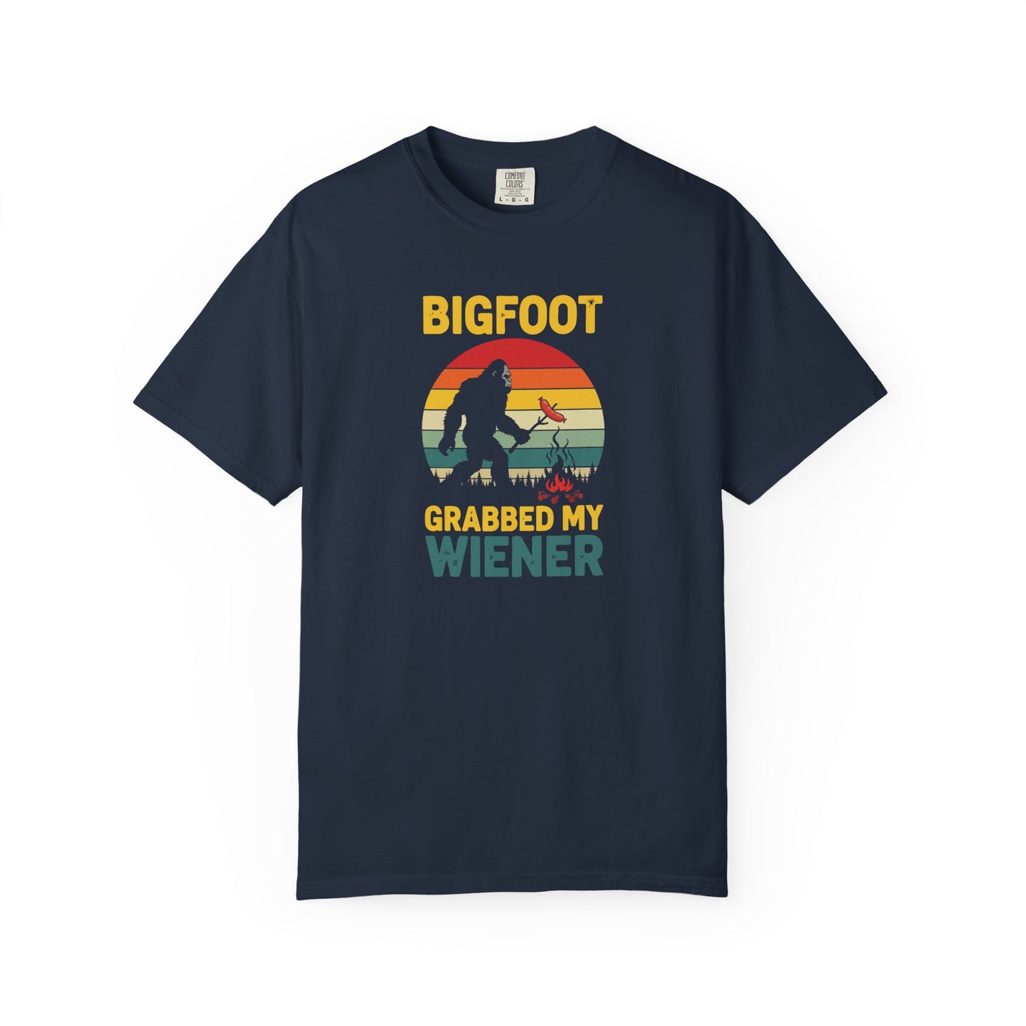 Bigfoot Grabbed My Weiner Unisex T shirt