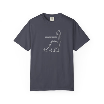 Comfort Colors Cute Brontosaurus Adult Doodle T-Shirt