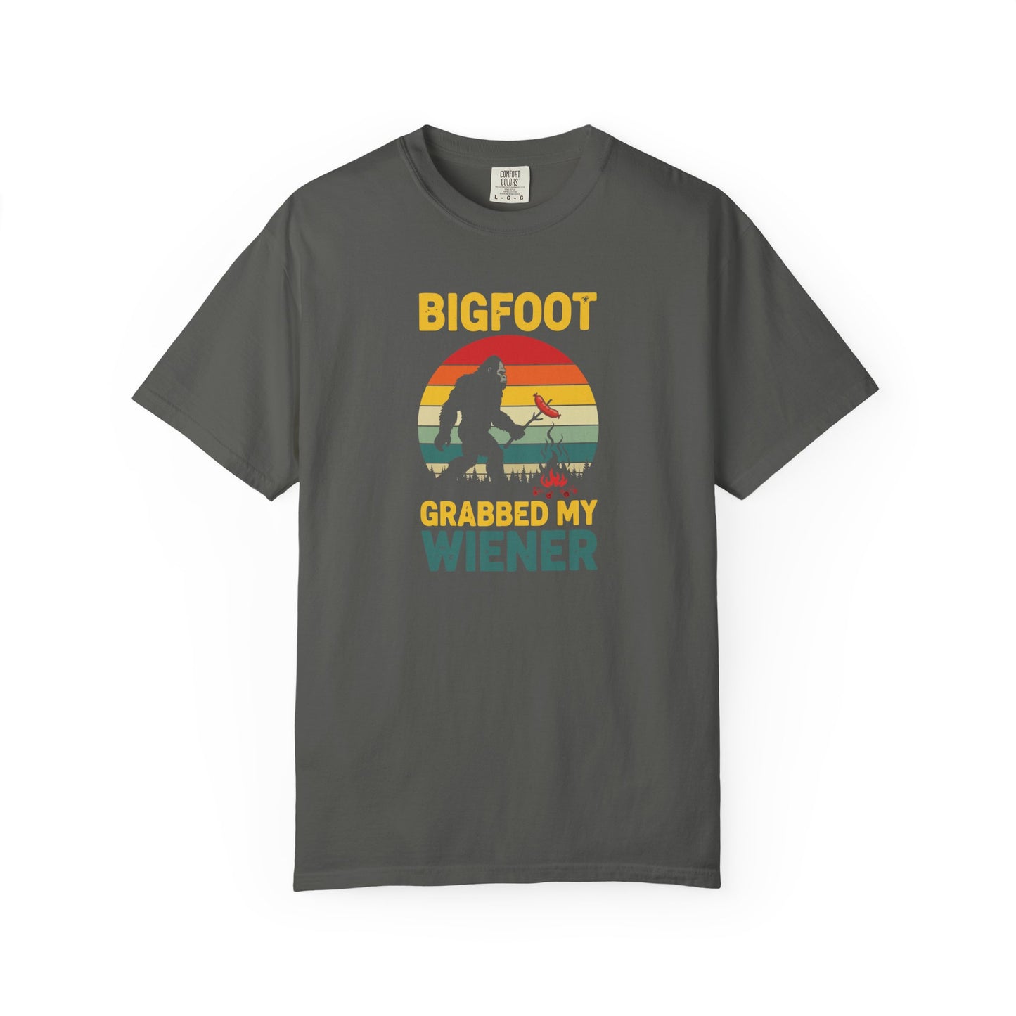 Bigfoot Grabbed My Weiner Unisex T shirt