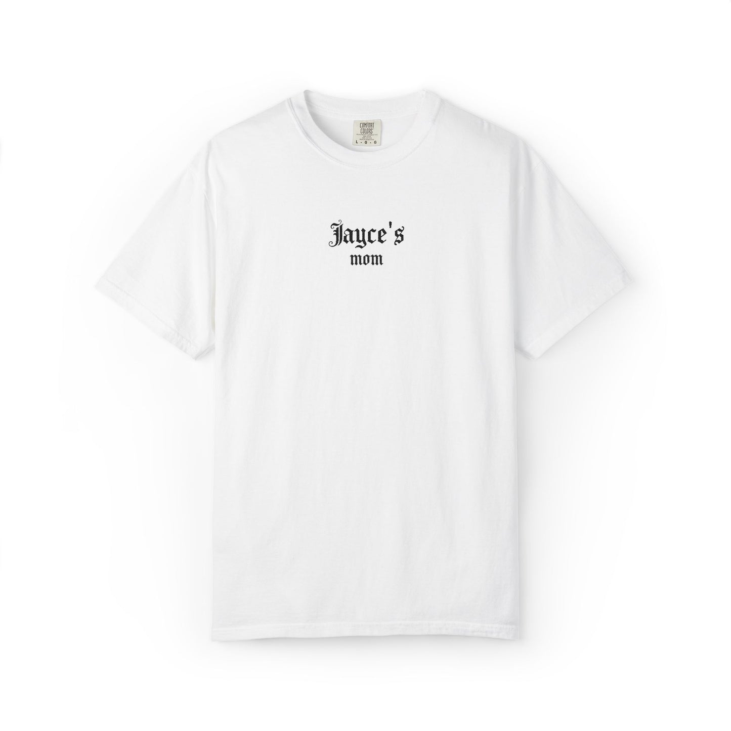Custom embroidered Mom or Dad T-Shirt