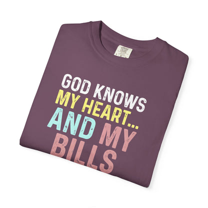 Comfort Colors® “God Knows My Heart… shirt