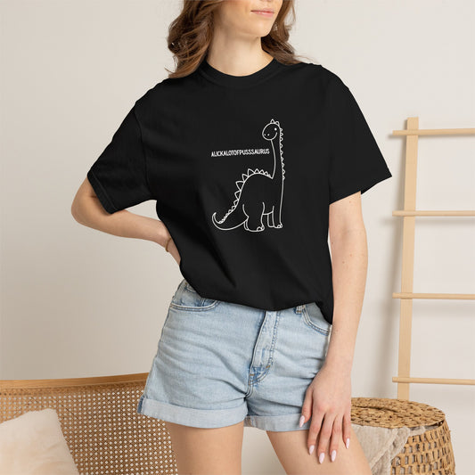 Comfort Colors Cute Brontosaurus Adult Doodle T-Shirt