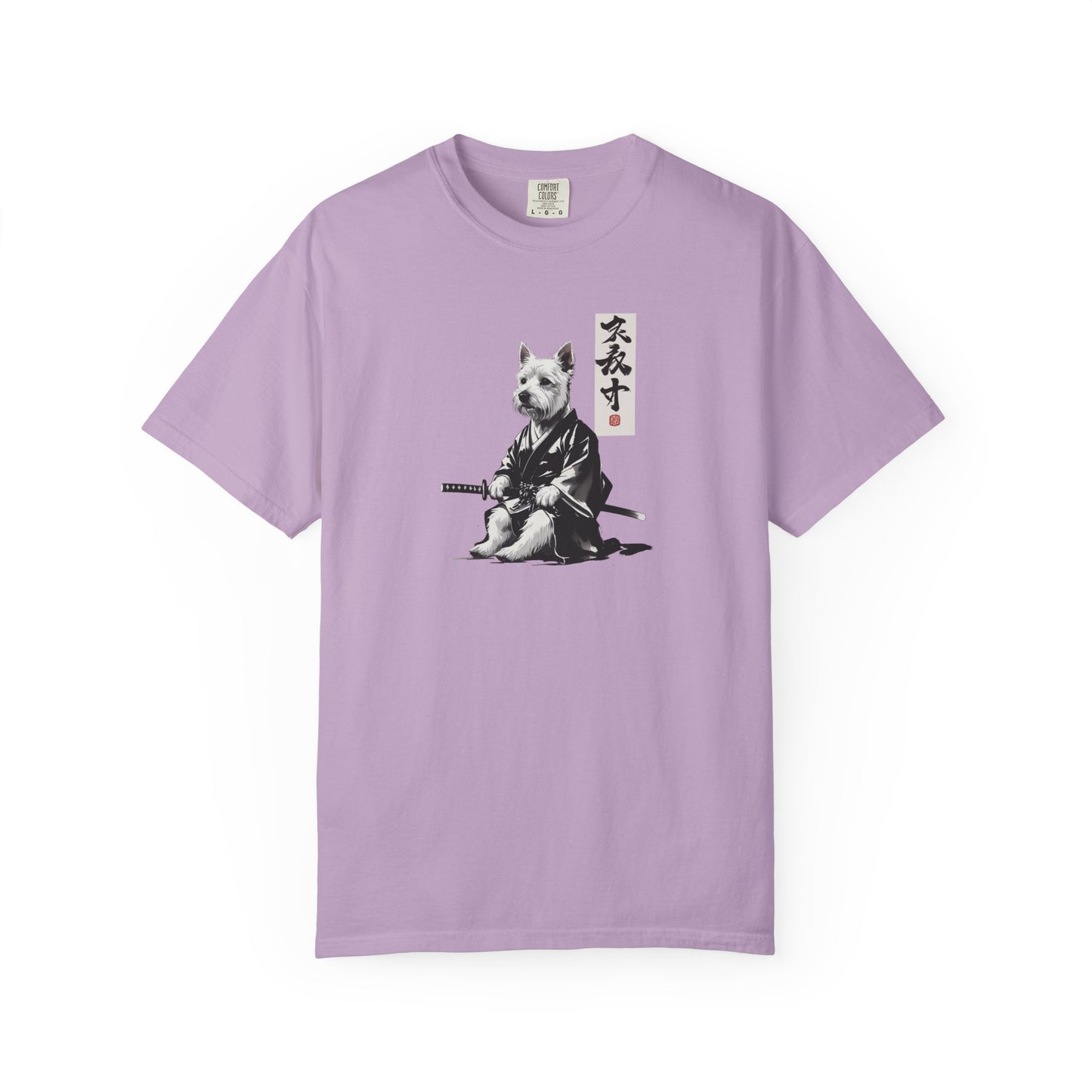 Minimalist Ink Wash Dog Art Tee