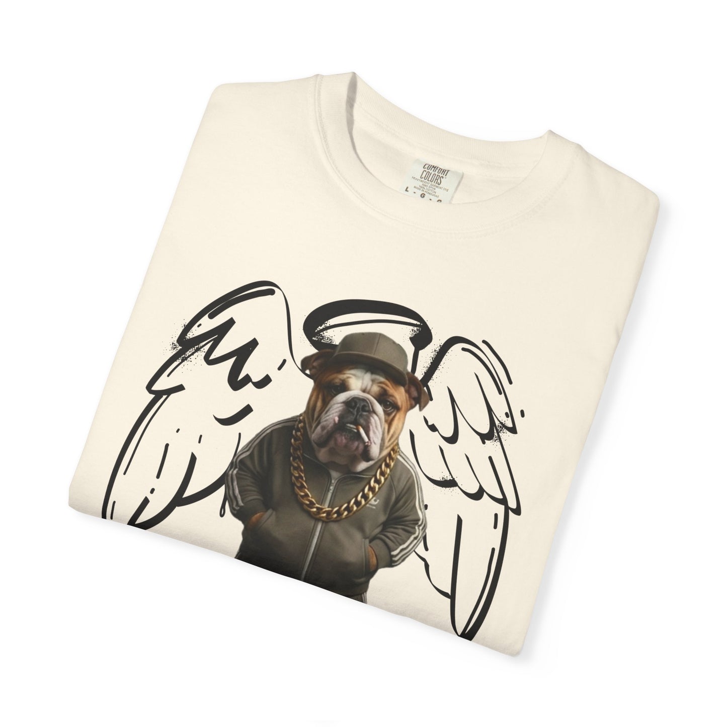 Guardian Bulldog Angel T-Shirt — Cute Streetwear Graphic Tee