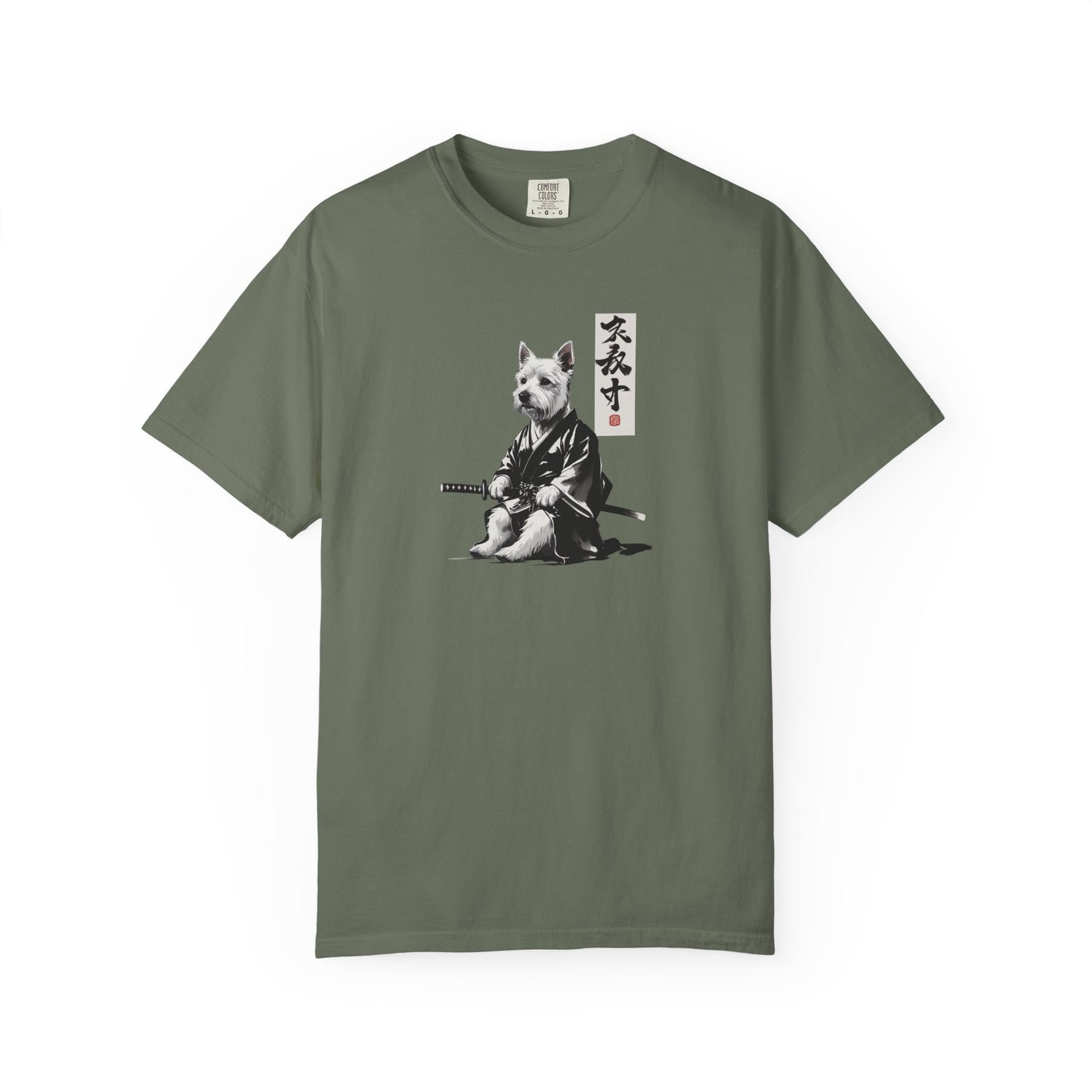 Minimalist Ink Wash Dog Art Tee