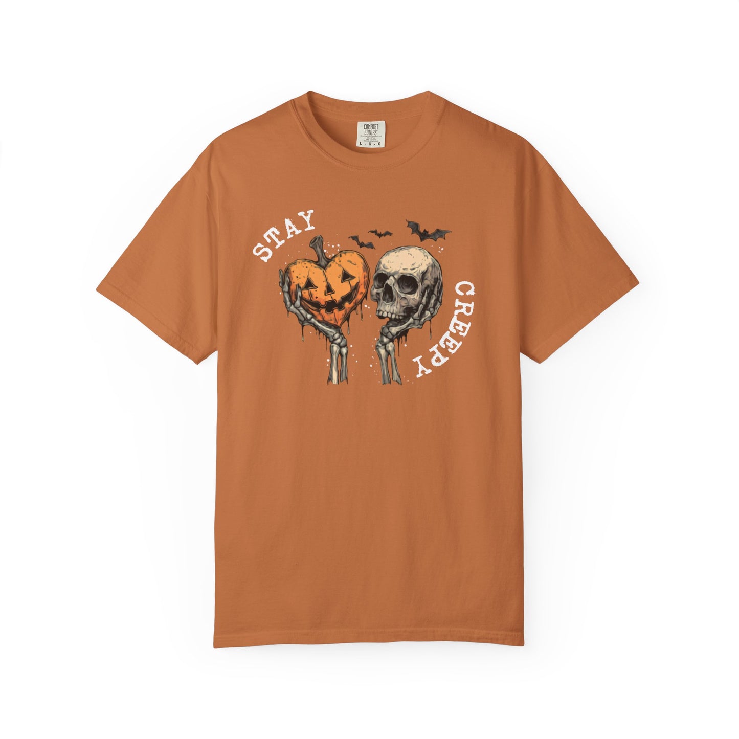 Stay Creepy Skull & Jack-O'-Lantern T-Shirt – Yam
