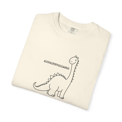 Comfort Colors Cute Brontosaurus Adult Doodle T-Shirt