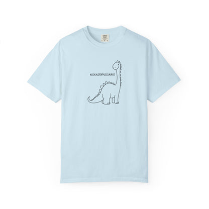 Comfort Colors Cute Brontosaurus Adult Doodle T-Shirt