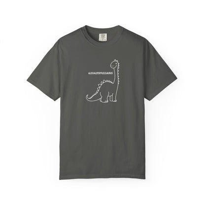 Comfort Colors Cute Brontosaurus Adult Doodle T-Shirt