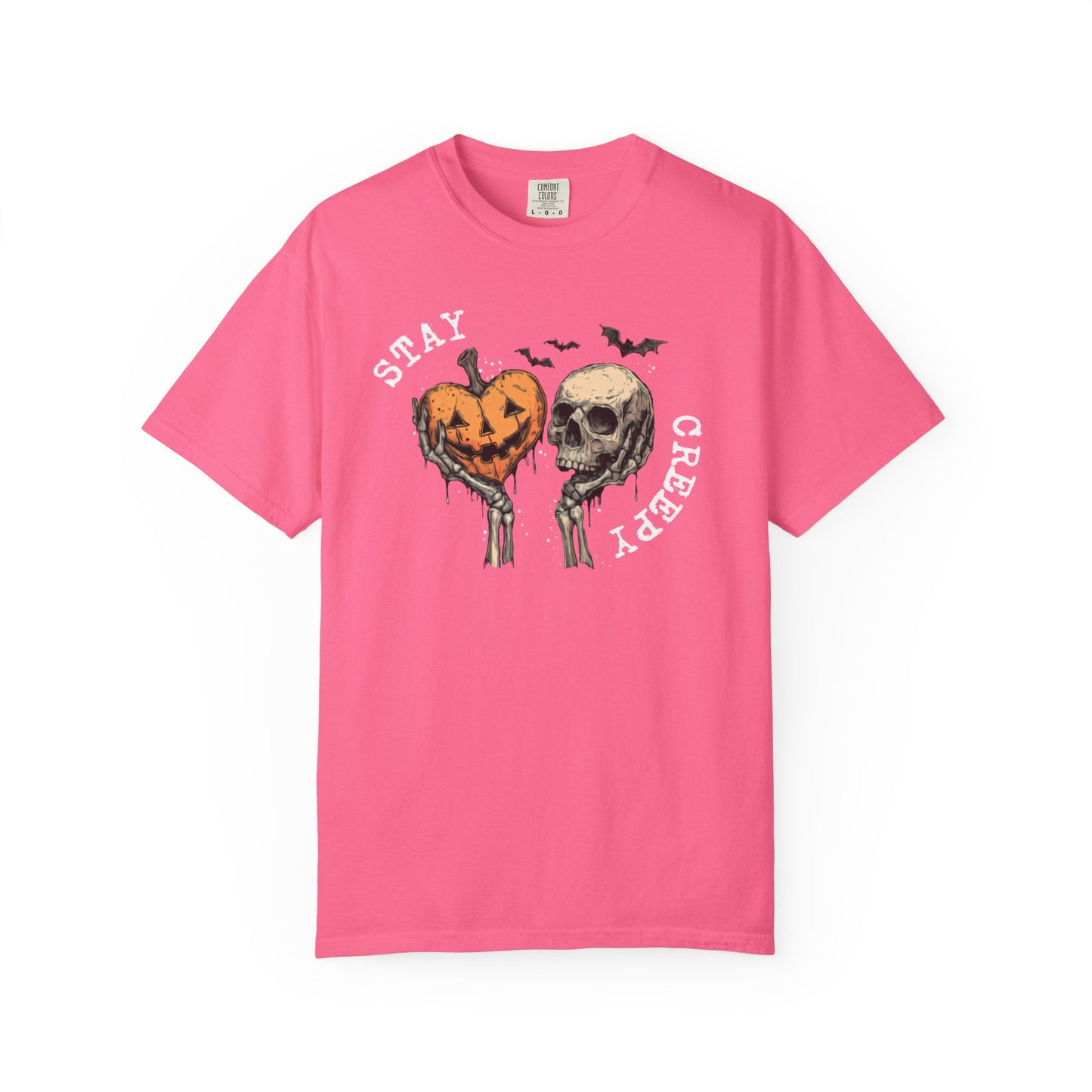 Stay Creepy Skull & Jack-O'-Lantern T-Shirt – Crunchberry
