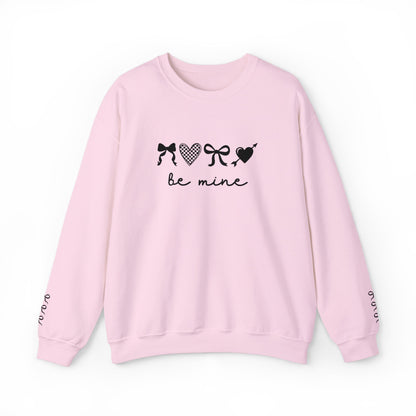 Be Mine embroidered Crewneck Sweatshirt