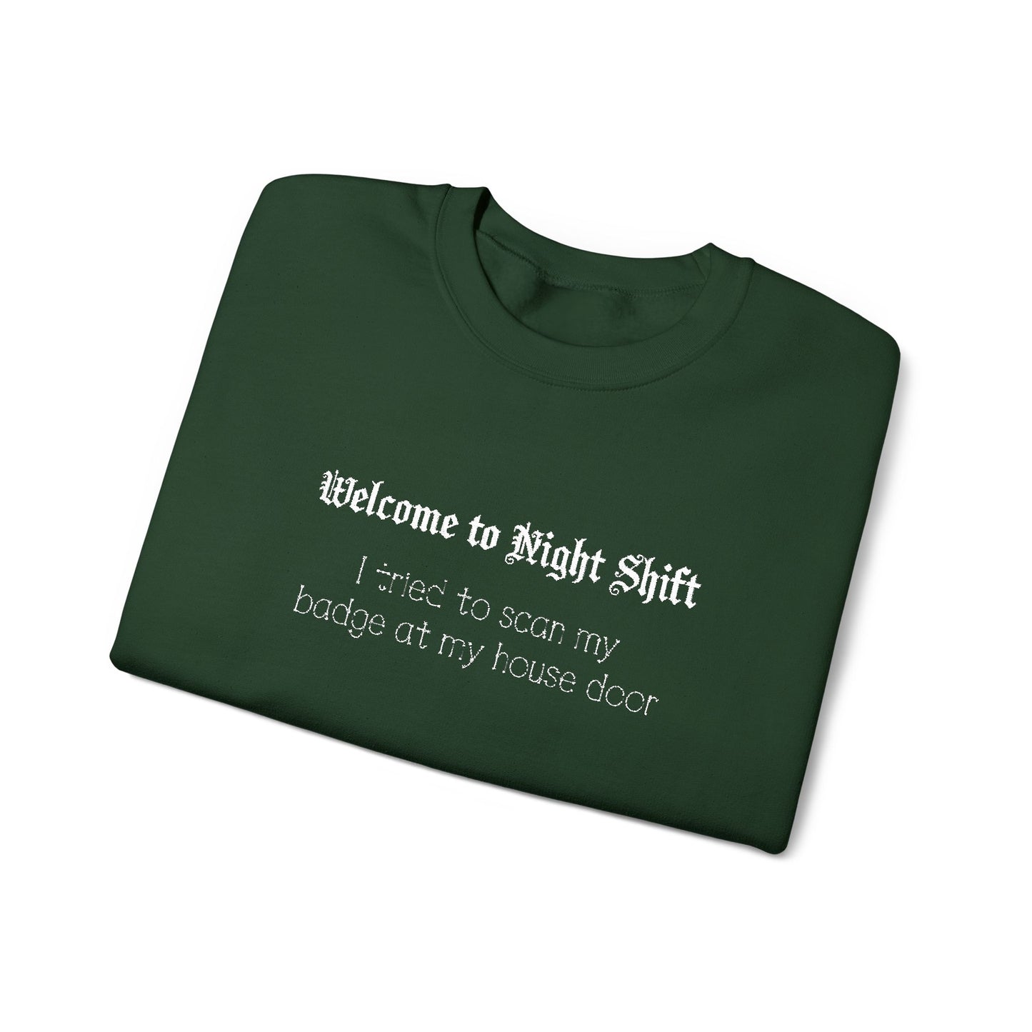 Personalized Nurse Sweatshirt Embroidered