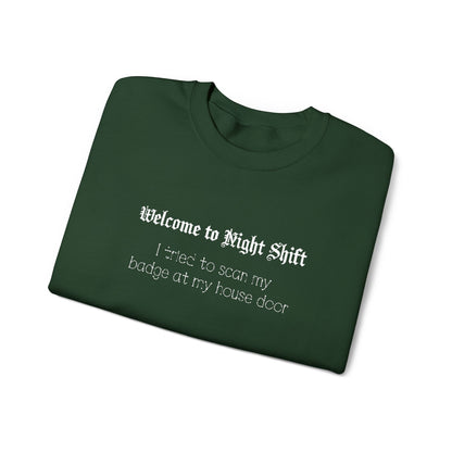 Personalized Nurse Sweatshirt Embroidered