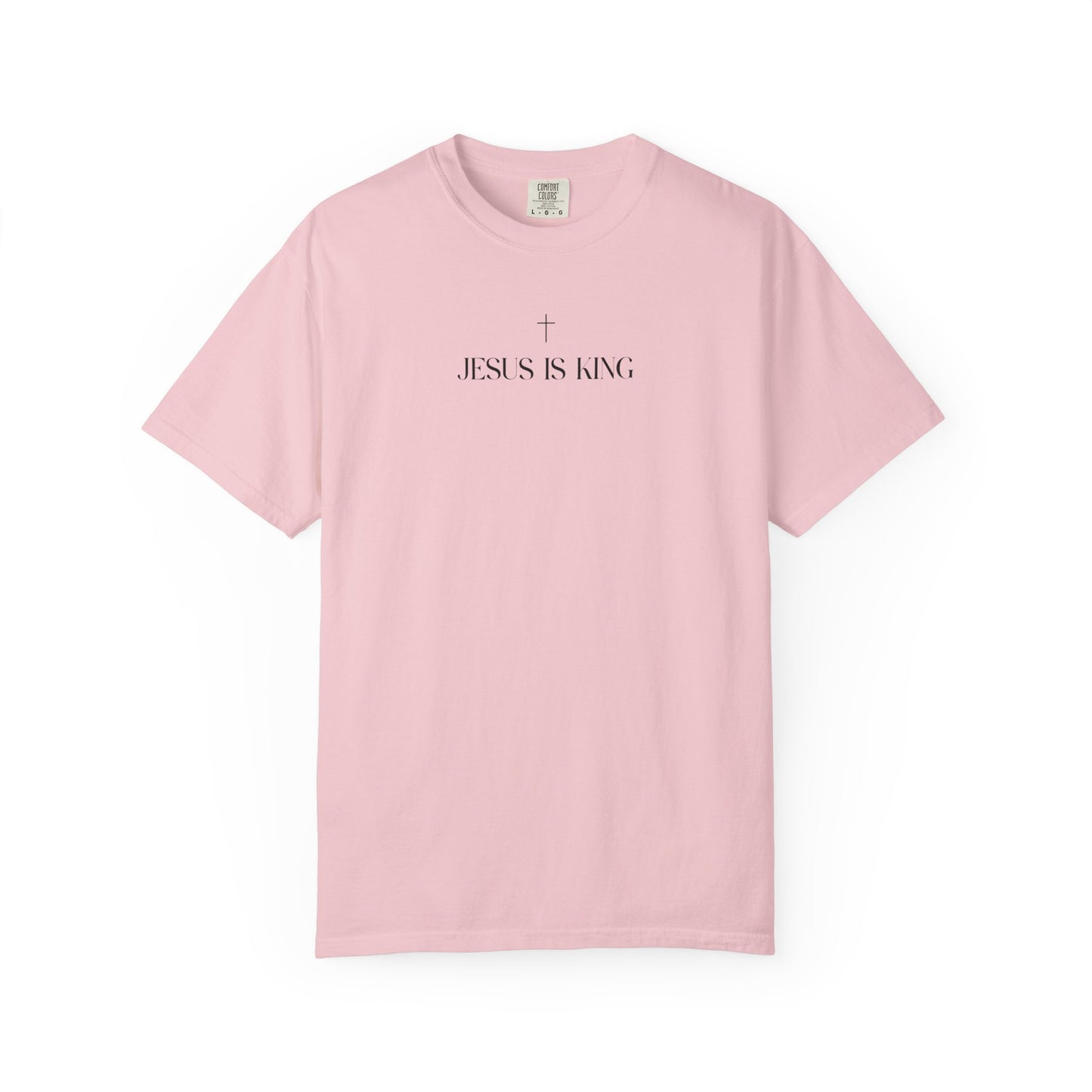 Jesus Is King T-Shirt — Minimal Christian Faith Tee