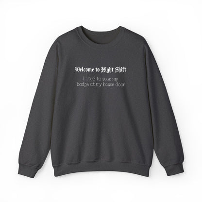 Personalized Nurse Sweatshirt Embroidered