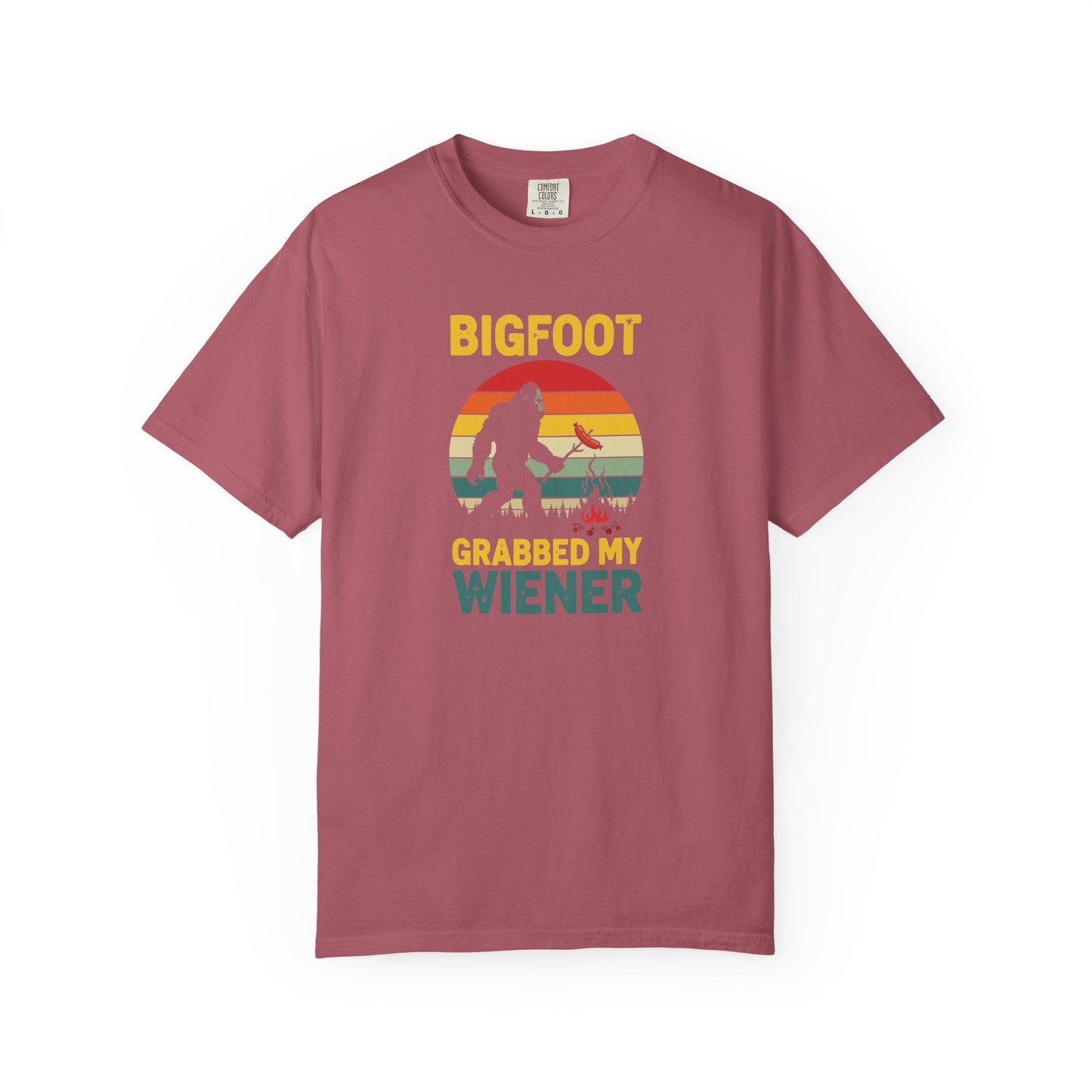 Bigfoot Grabbed My Weiner Unisex T shirt
