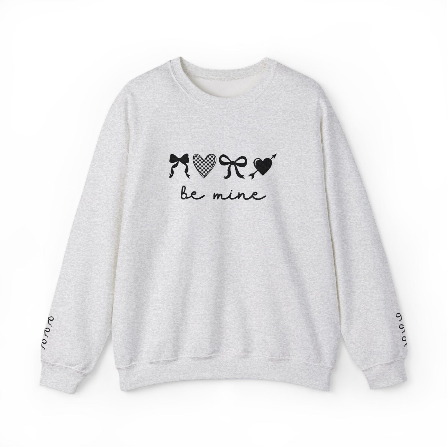 Be Mine embroidered Crewneck Sweatshirt