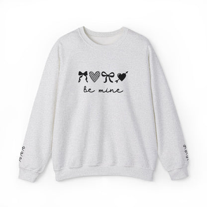 Be Mine embroidered Crewneck Sweatshirt