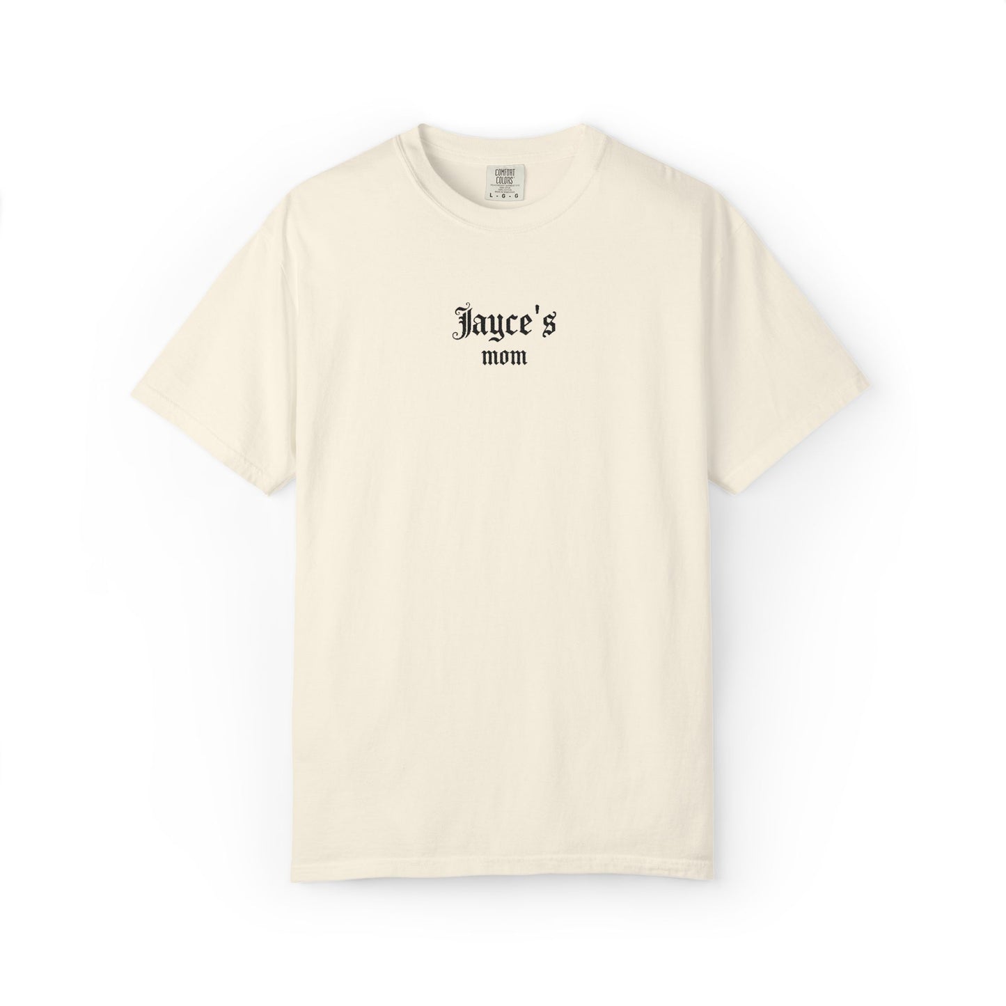 Custom embroidered Mom or Dad T-Shirt