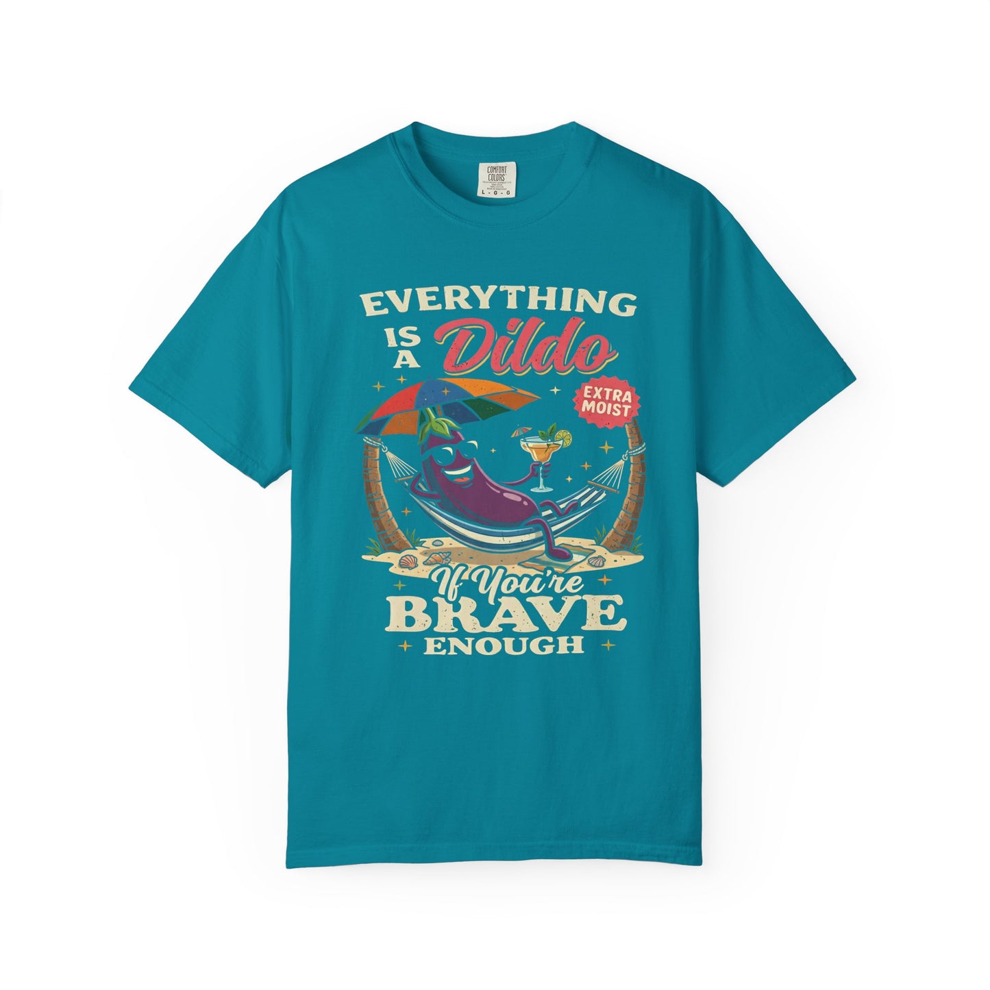 Brave Enough Beach Graphic T-Shirt