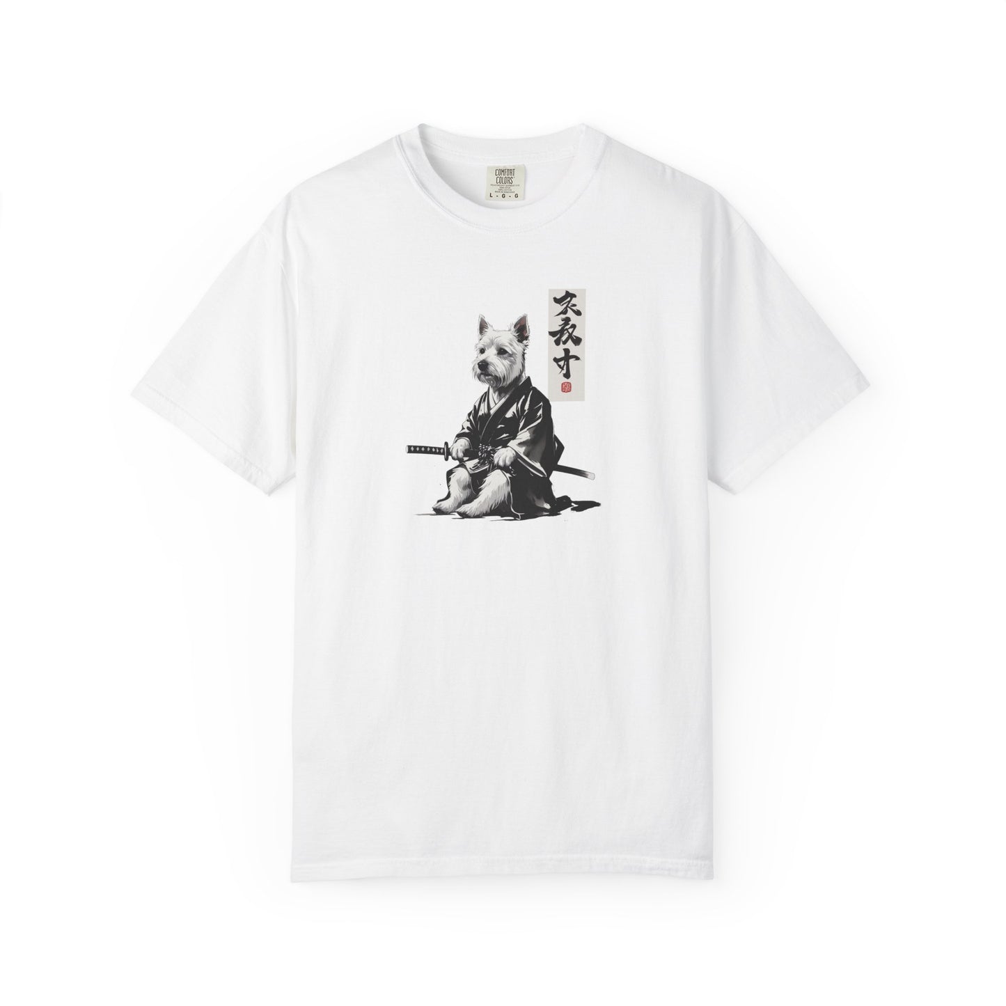 Minimalist Ink Wash Dog Art Tee
