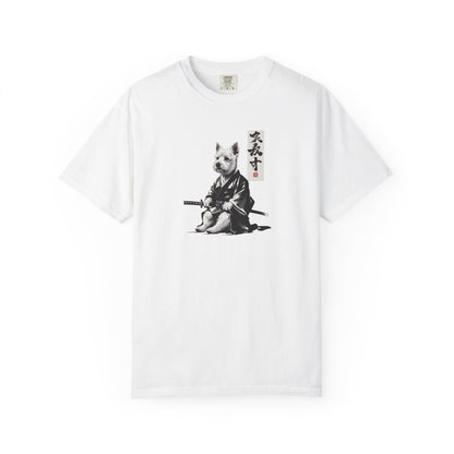 Minimalist Ink Wash Dog Art Tee
