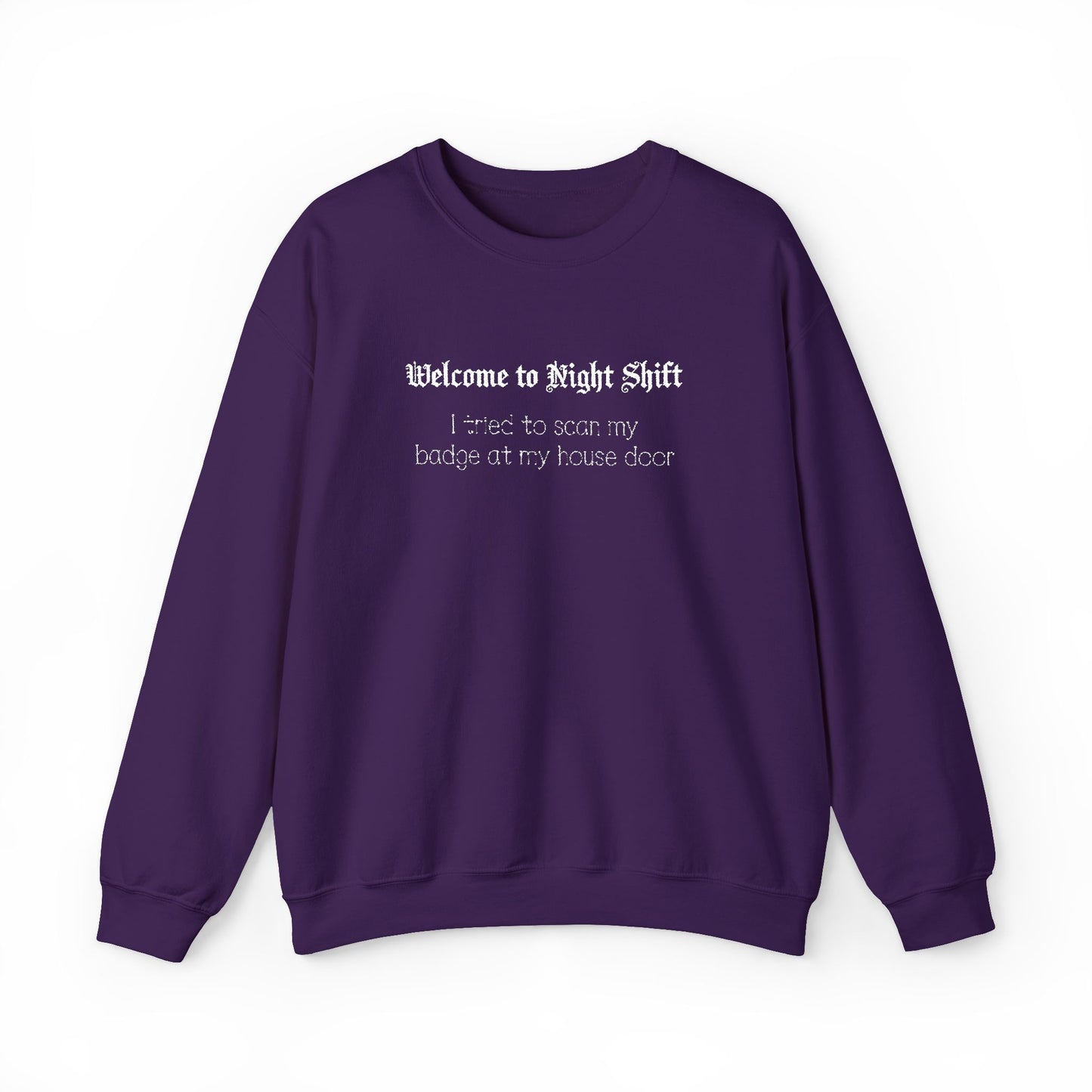 Personalized Nurse Sweatshirt Embroidered