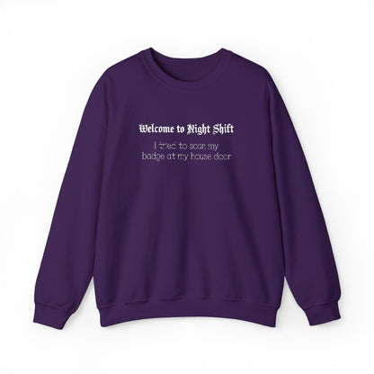 Personalized Nurse Sweatshirt Embroidered