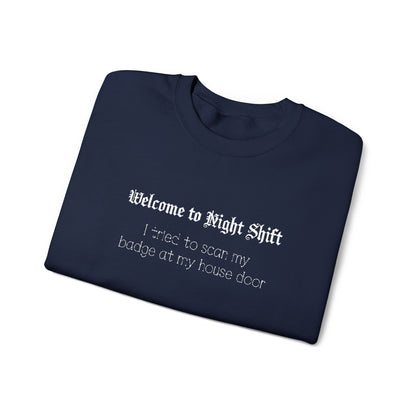 Personalized Nurse Sweatshirt Embroidered