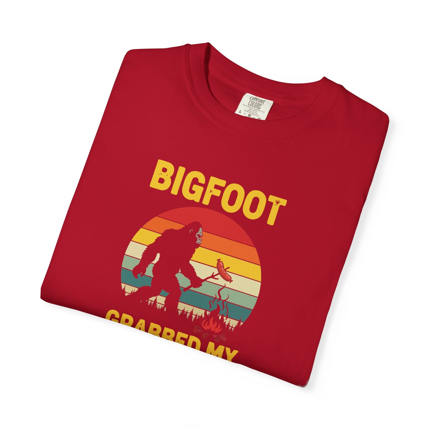 Bigfoot Grabbed My Weiner Unisex T shirt