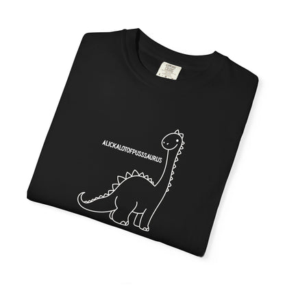 Comfort Colors Cute Brontosaurus Adult Doodle T-Shirt