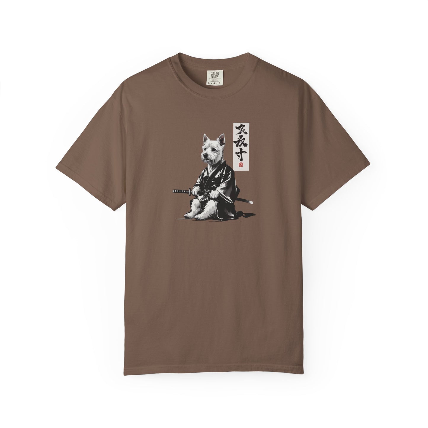 Minimalist Ink Wash Dog Art Tee