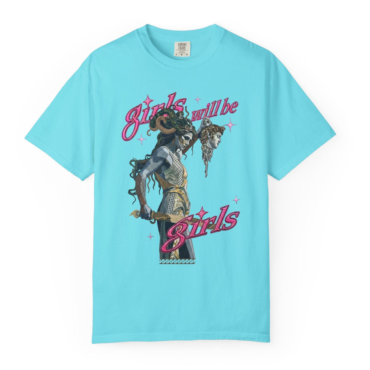 "Girls Will Be Girls" Medusa Graphic T-Shirt