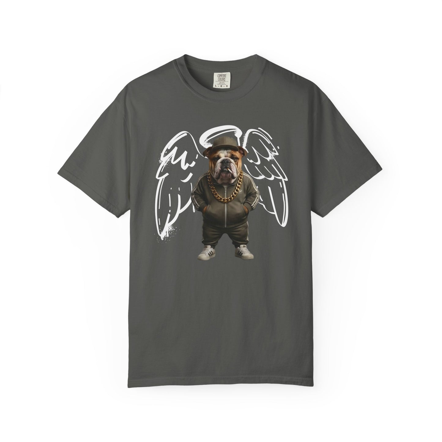 Guardian Bulldog Angel T-Shirt — Cute Streetwear Graphic Tee