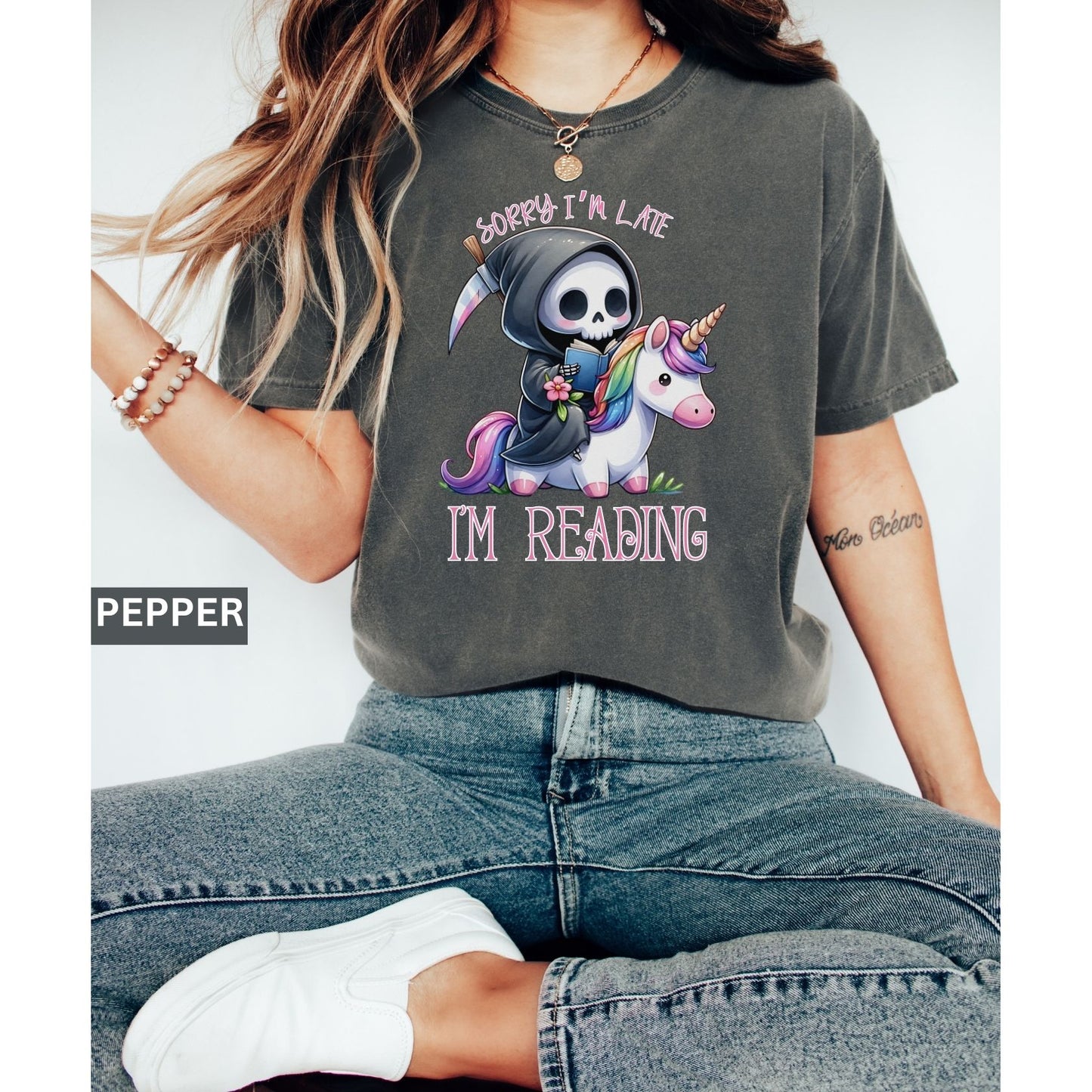 Bookish Grim Reaper Shirt