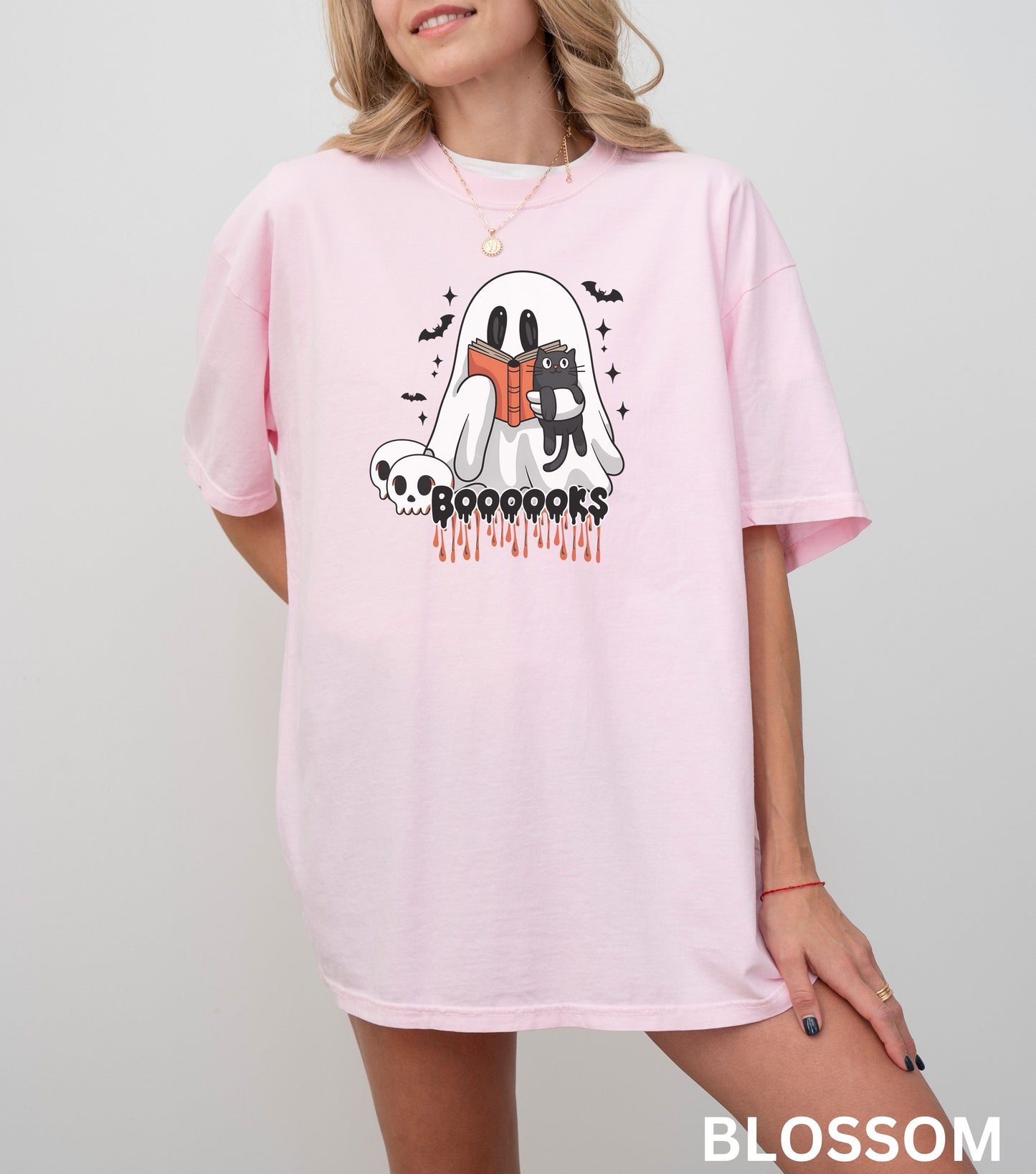 Cute Ghost bookish Reading T-Shirt