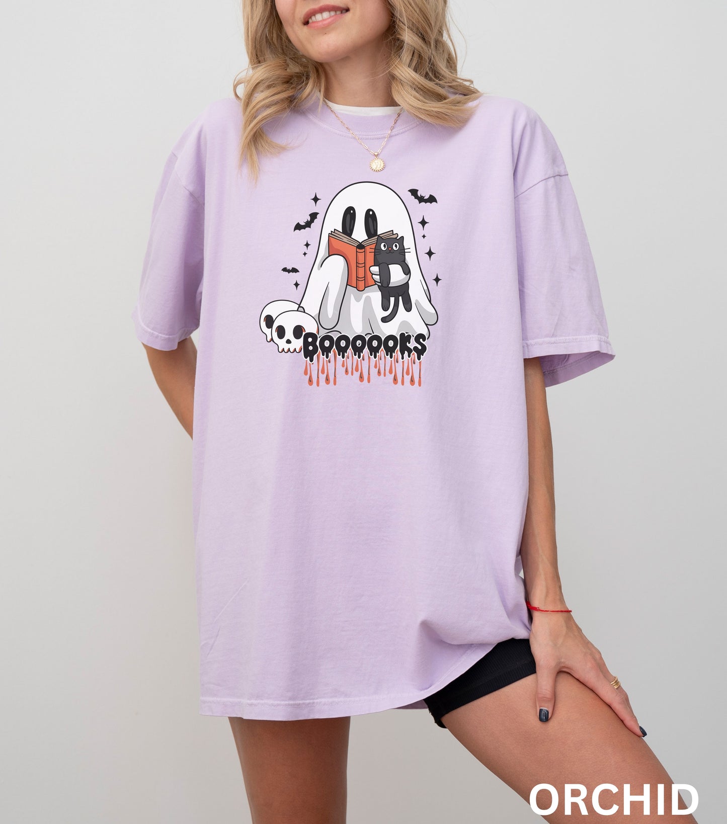 Cute Ghost bookish Reading T-Shirt