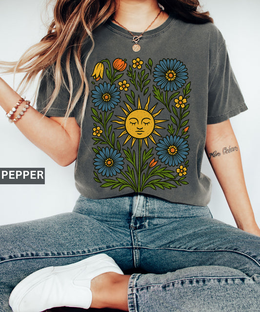 Poppy linocut Comfort Colors®  Shirt